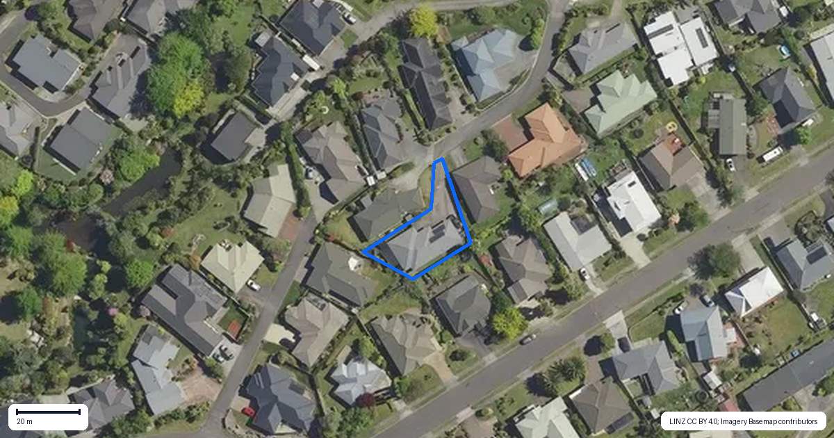 Property context map for 16A Bullmore Place, Pukehangi, Rotorua