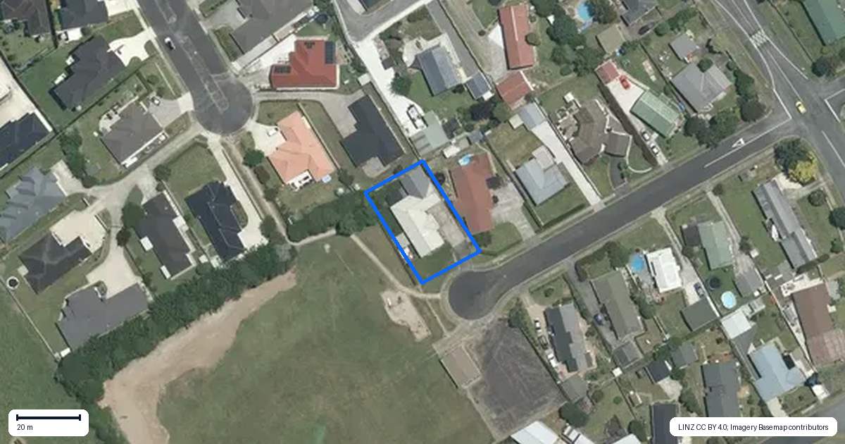 Property context map for 40 Rushton Road, Morrinsville