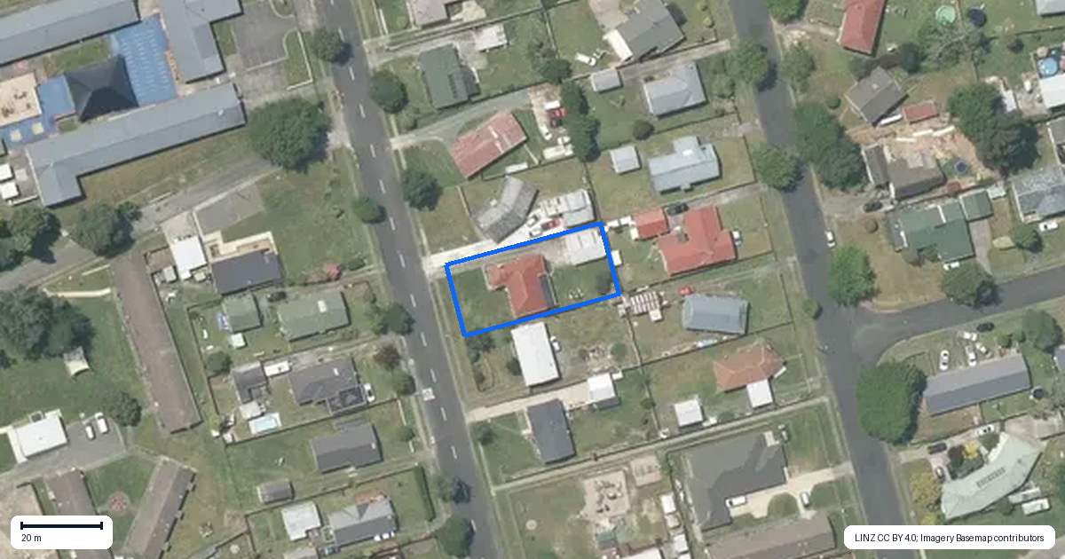Property context map for 19 Thompson Street, Tokoroa