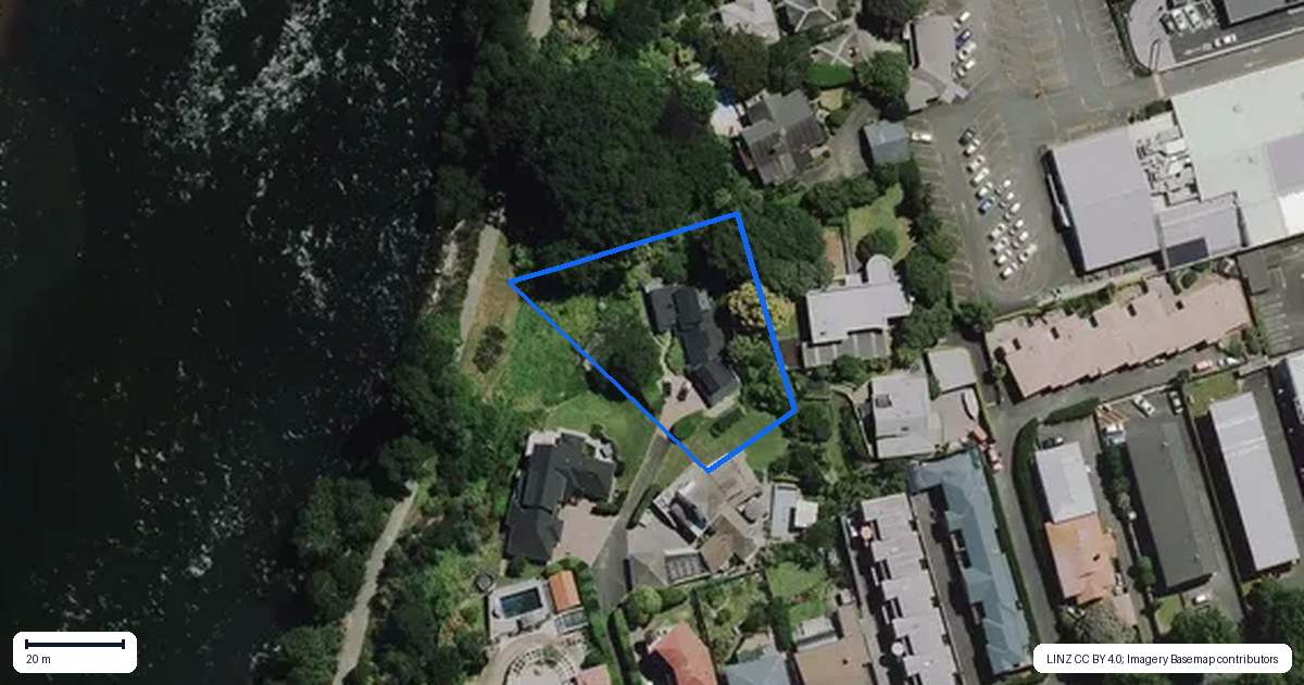 Property context map for 1D Wellington Street, Hamilton East, Hamilton