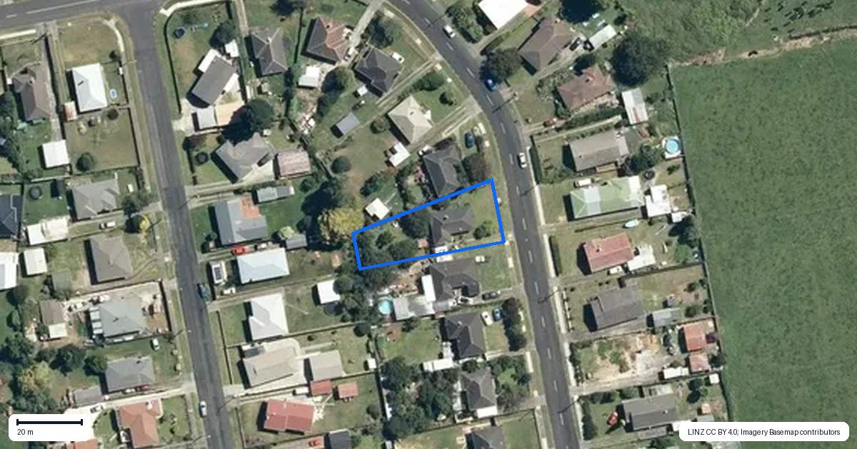 Property context map for 1157 Hazelmere Crescent, Te Awamutu