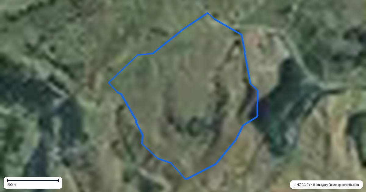 Property context map for 39 Bothwell Road, Glen Murray, Onewhero