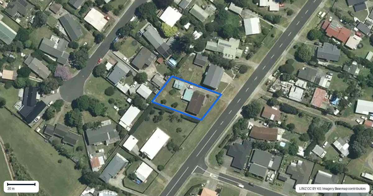 Property context map for 14 Cook Drive, Whitianga
