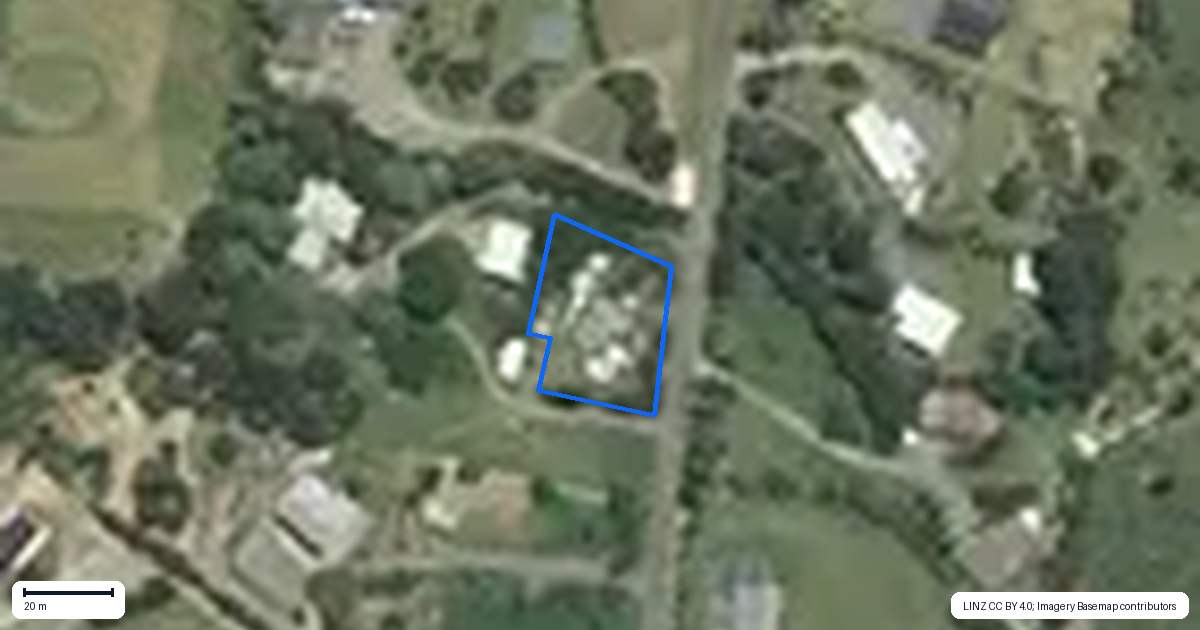 Property context map for 1029 Hauraki Road, Coromandel