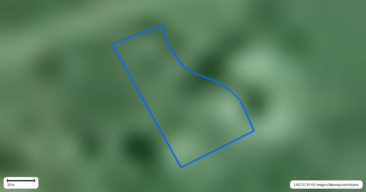 Property context map for 936 Orini Road, Orini