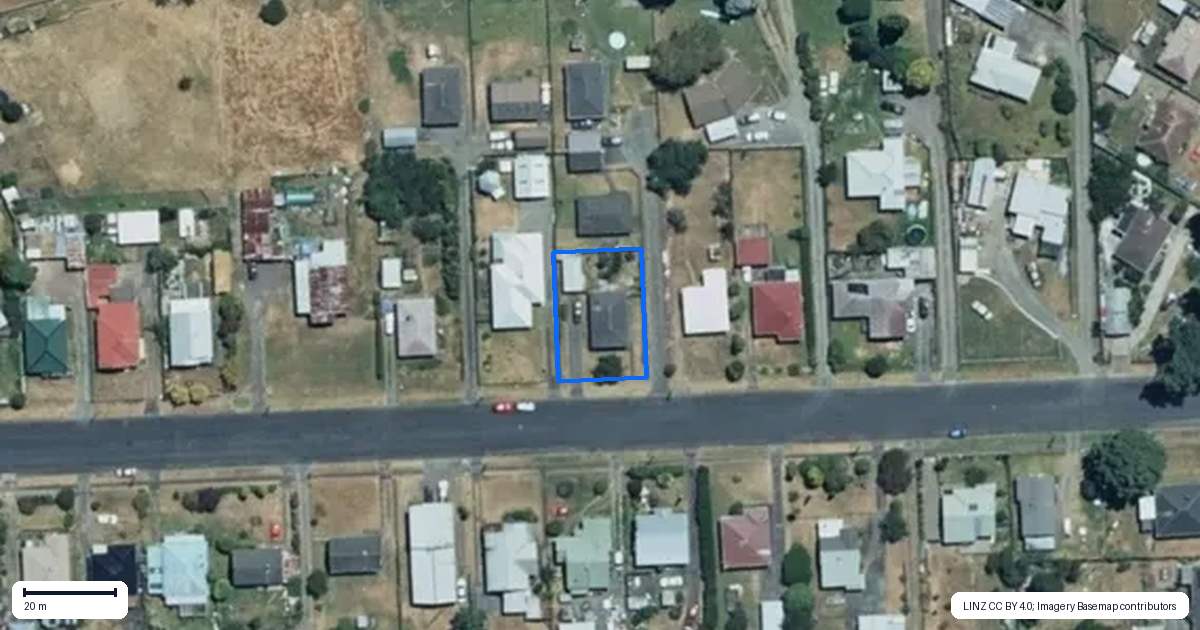 Property context map for 26 Ngatai Street, Taumarunui