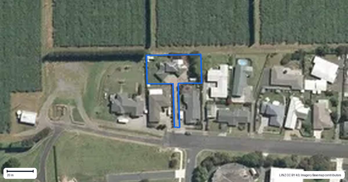 Property context map for 408 Greenhill Drive, Te Awamutu