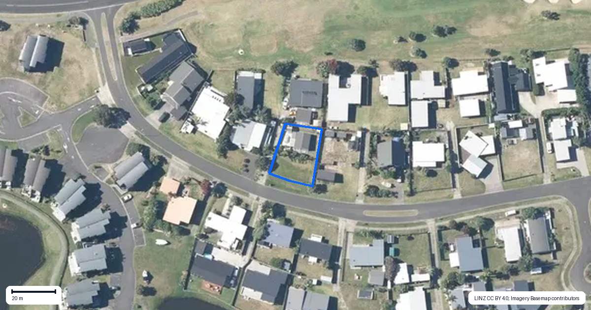 Property context map for 113 The Fairway, Matarangi, Whitianga