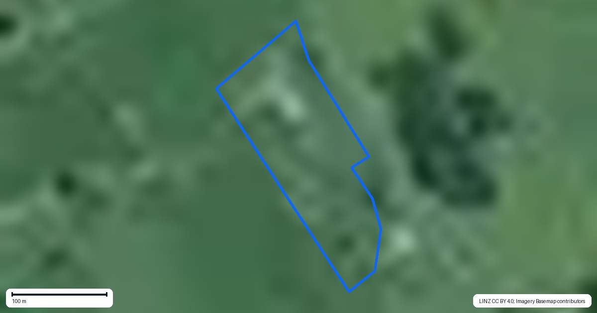 Property context map for 813A Tenfoot Road, Taupiri