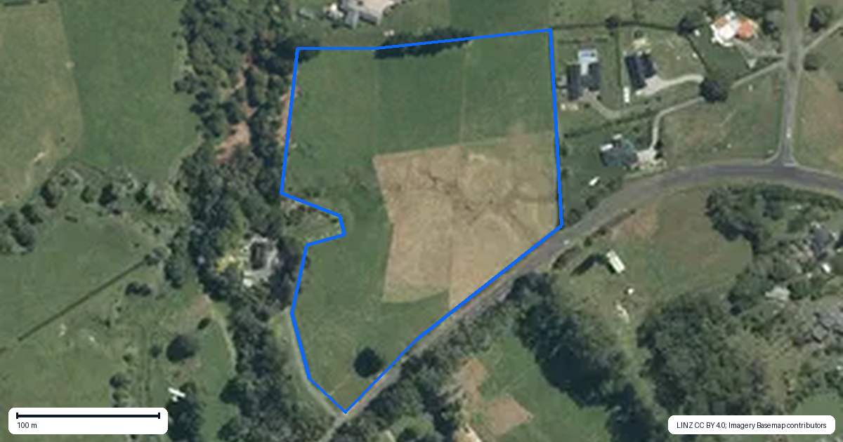 Property context map for 181 Raynes Road, Rukuhia, Hamilton