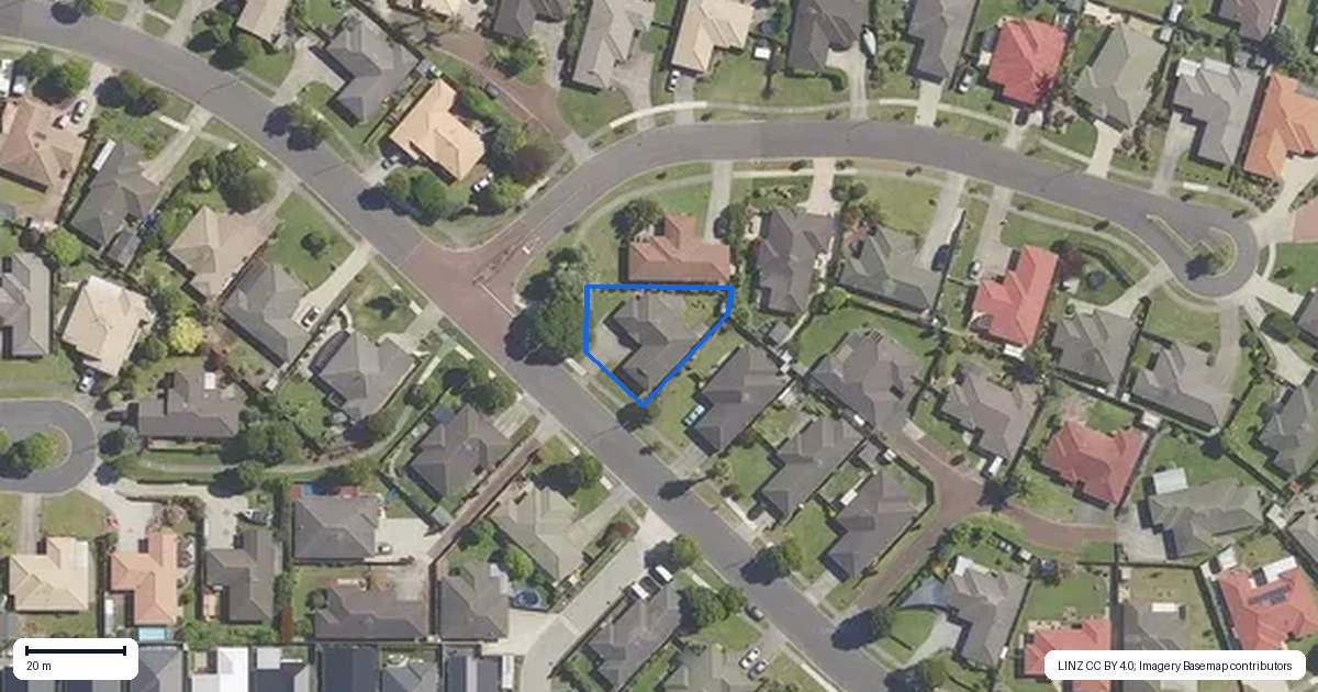 Property context map for 57 The Gardens Drive, Papamoa Beach, Papamoa