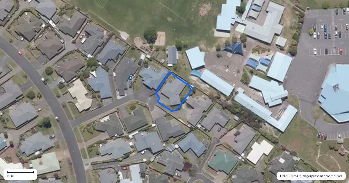 Property context map for 135 Lakewood Drive, Nukuhau, Taupo