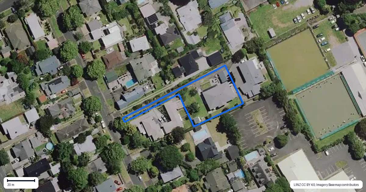 Property context map for 26 George Street, Claudelands, Hamilton