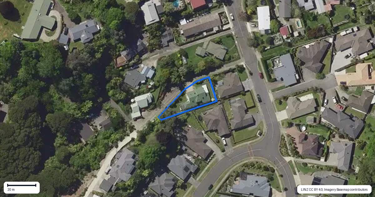 Property context map for 1 Orchid Rise, Whakatane