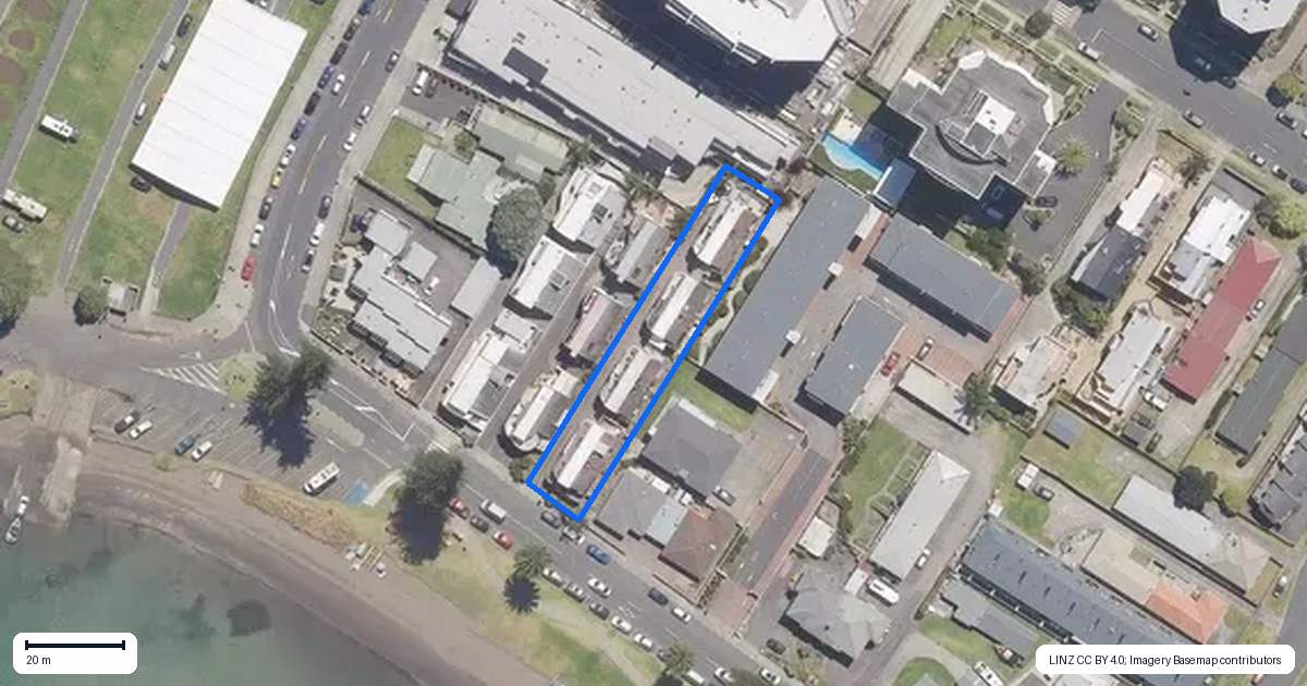 Property context map for 3D The Mall, Mount Maunganui
