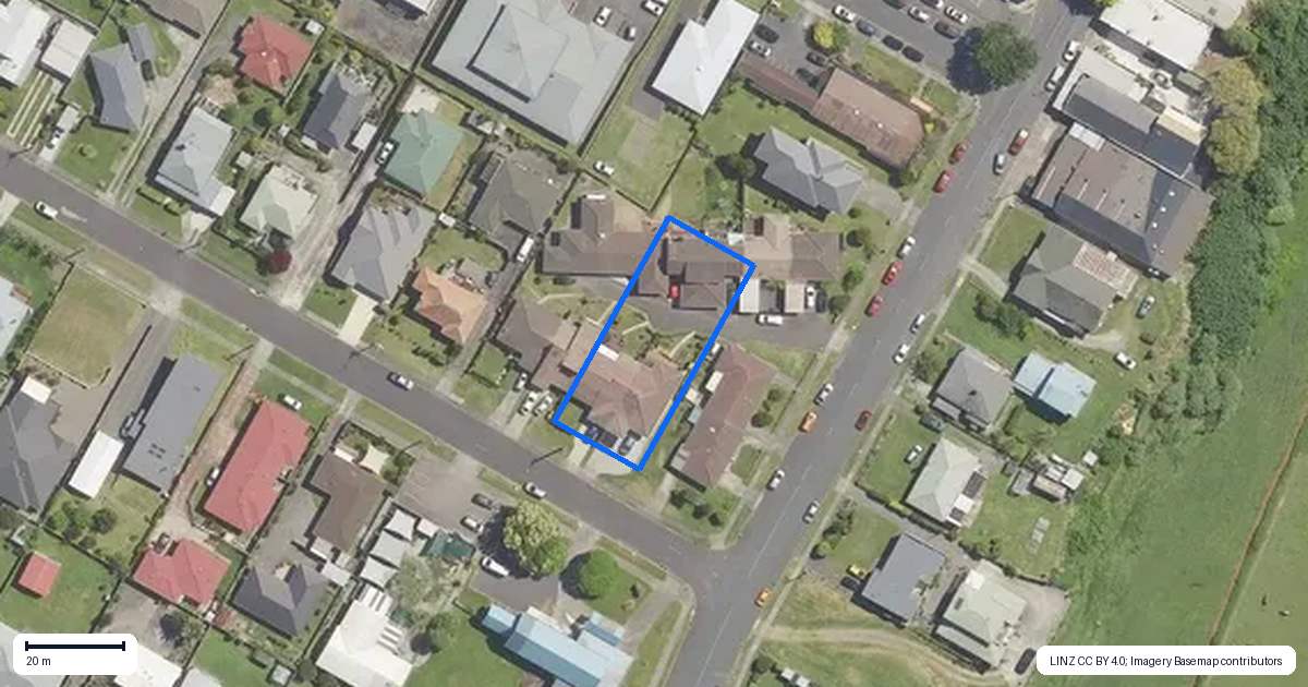 Property context map for 9/3 Stewart Street, Te Puke