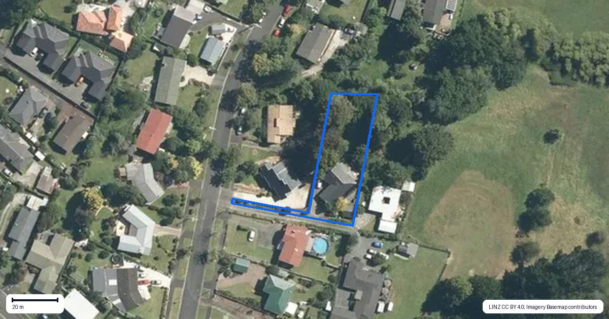 Property context map for 30 Acacia Crescent, Glenview, Hamilton