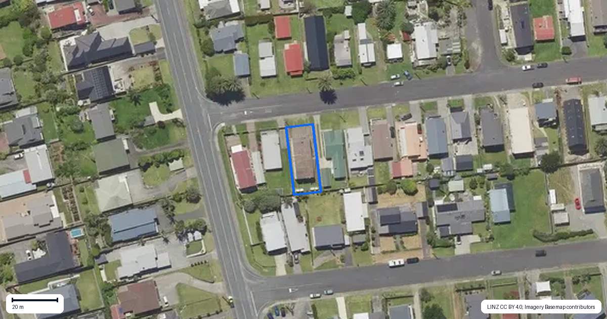 Property context map for 5B Brighton Road, Waihi Beach