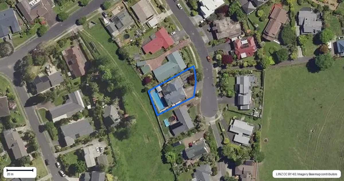 Property context map for 8 Janet Place, Lynmore, Rotorua