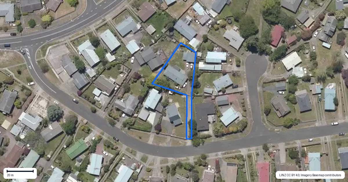 Property context map for 14 Marshall Avenue, Richmond Heights, Taupo