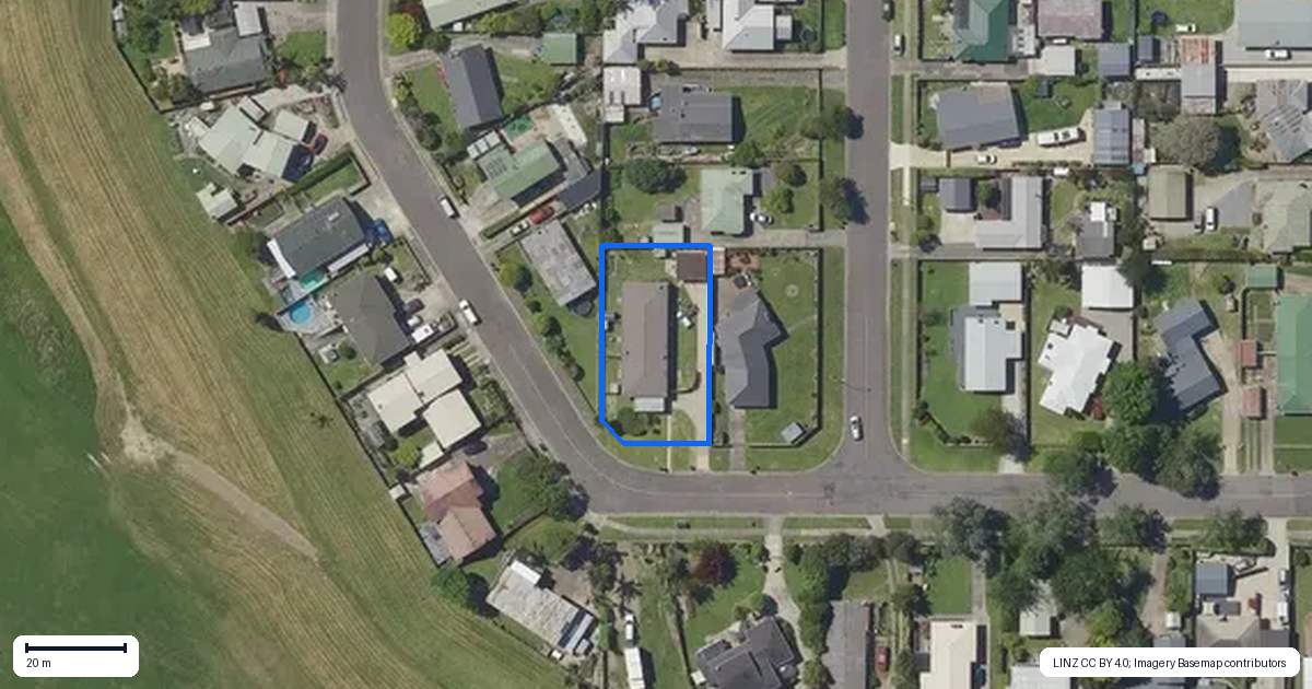 Property context map for 86 Riverside Drive, Whakatane