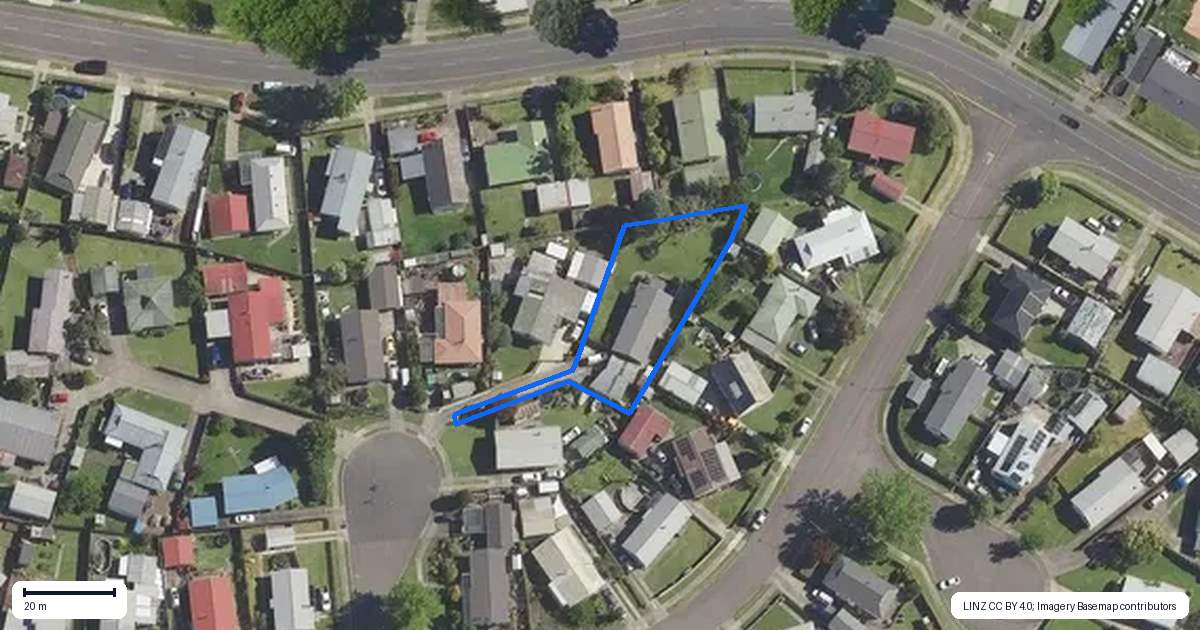 Property context map for 4 Gadd Place, Whakatane