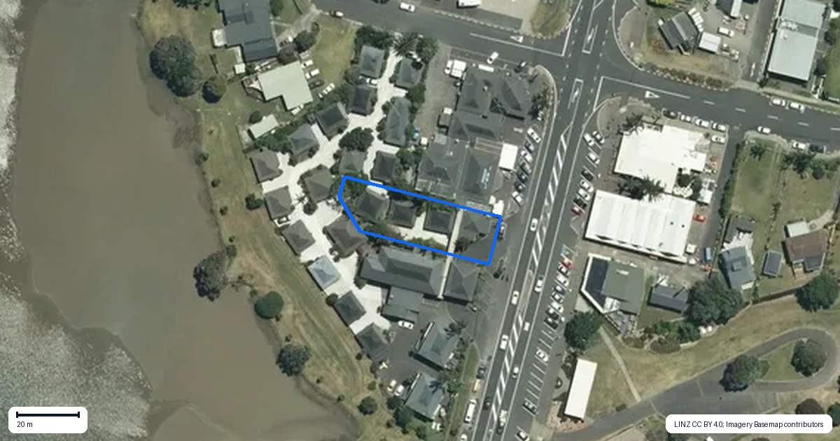 Property context map for 13/223 Main Road, Tairua