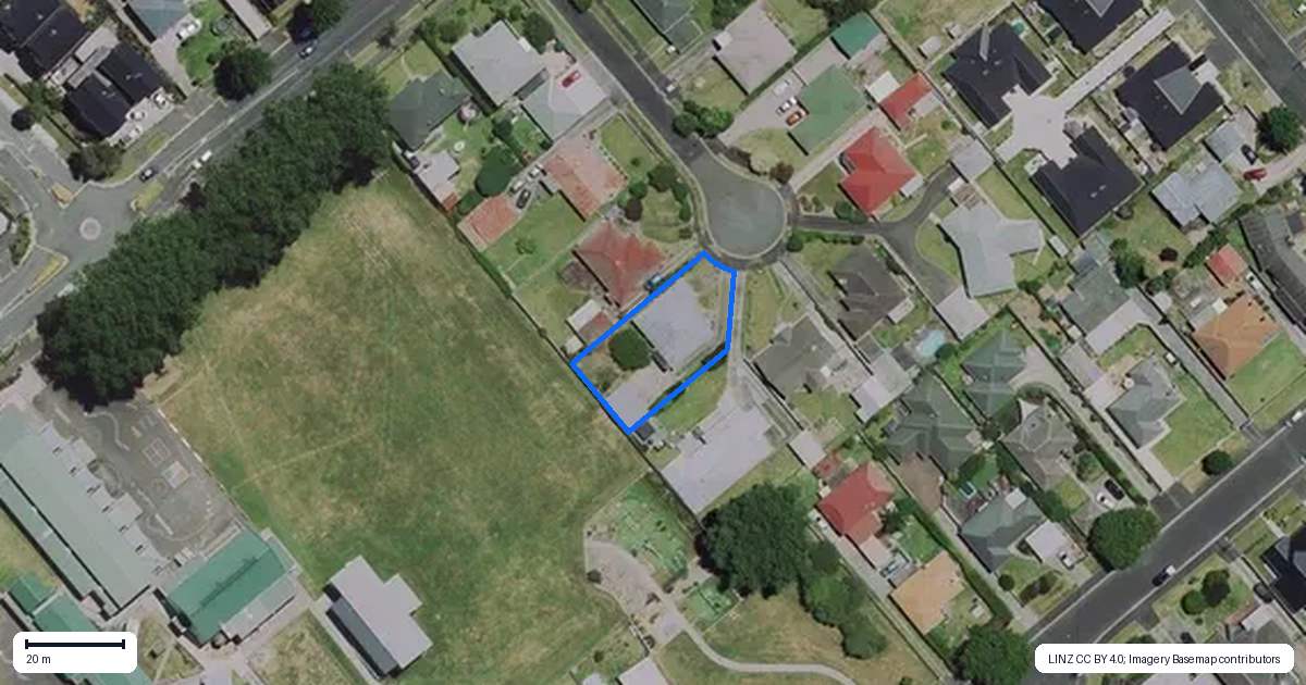 Property context map for 8 Christie Street, Forest Lake, Hamilton