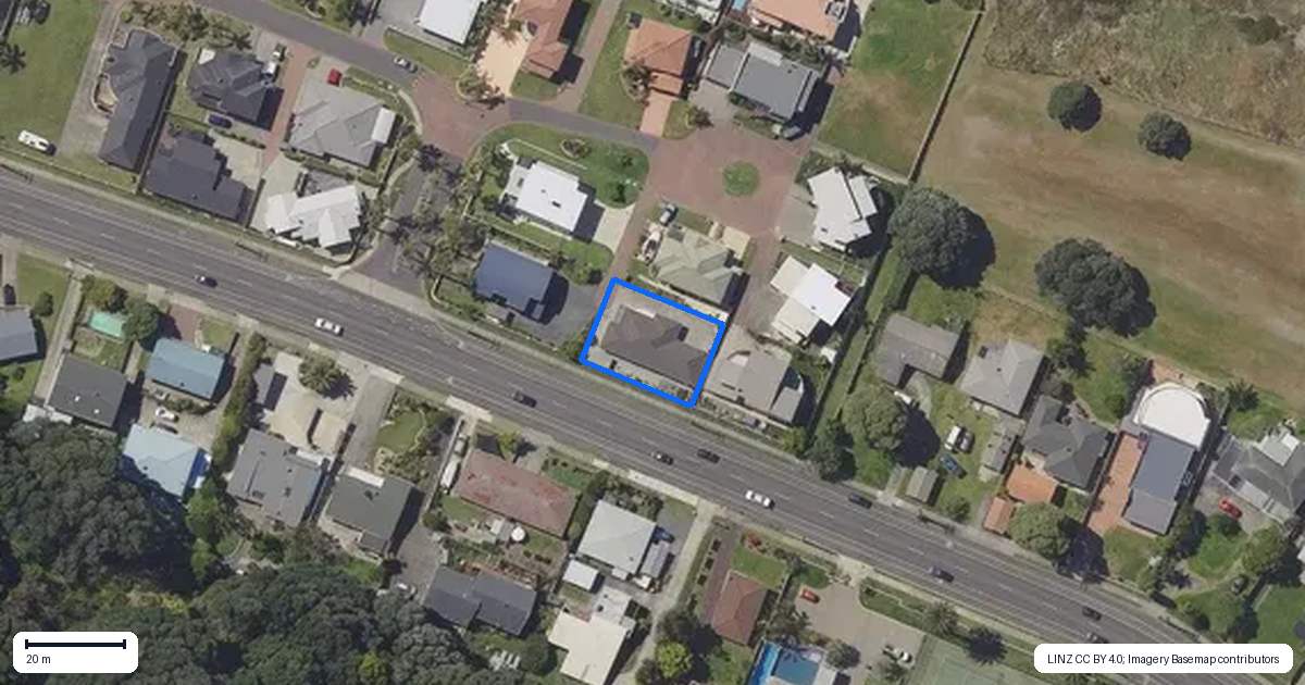 Property context map for 34 Waterford Avenue, Ohope