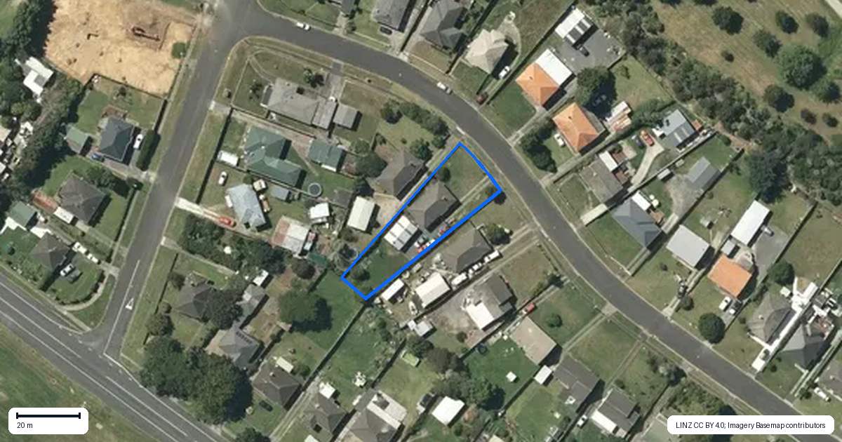 Property context map for 3 Thomas Street, Ngaruawahia