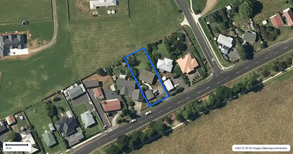 Property context map for 660 Onewhero-Tuakau Bridge Road, Onewhero