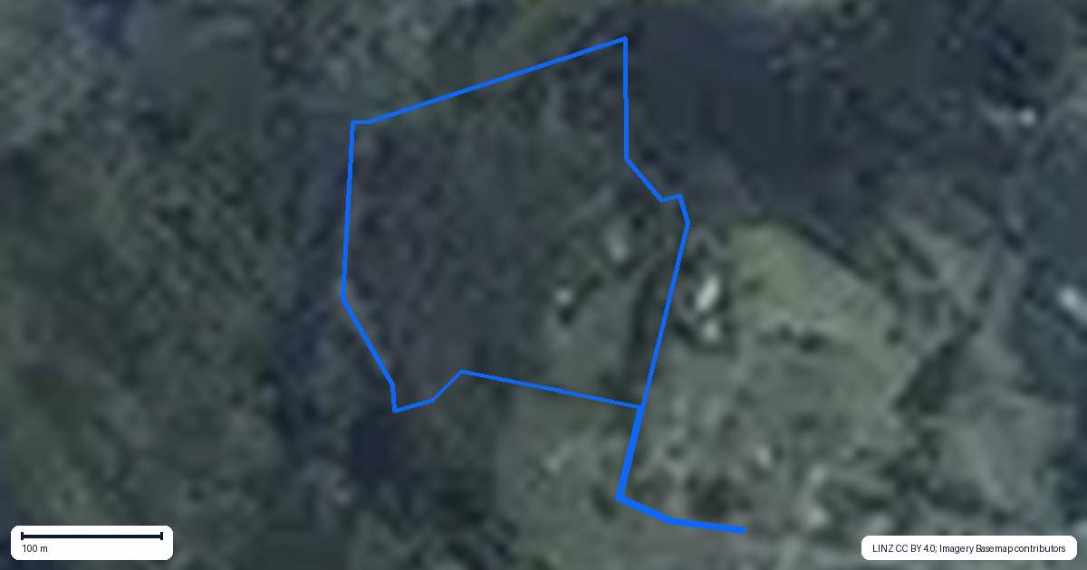 Property context map for 76B Wolseley Road, Tanners Point, Tahawai