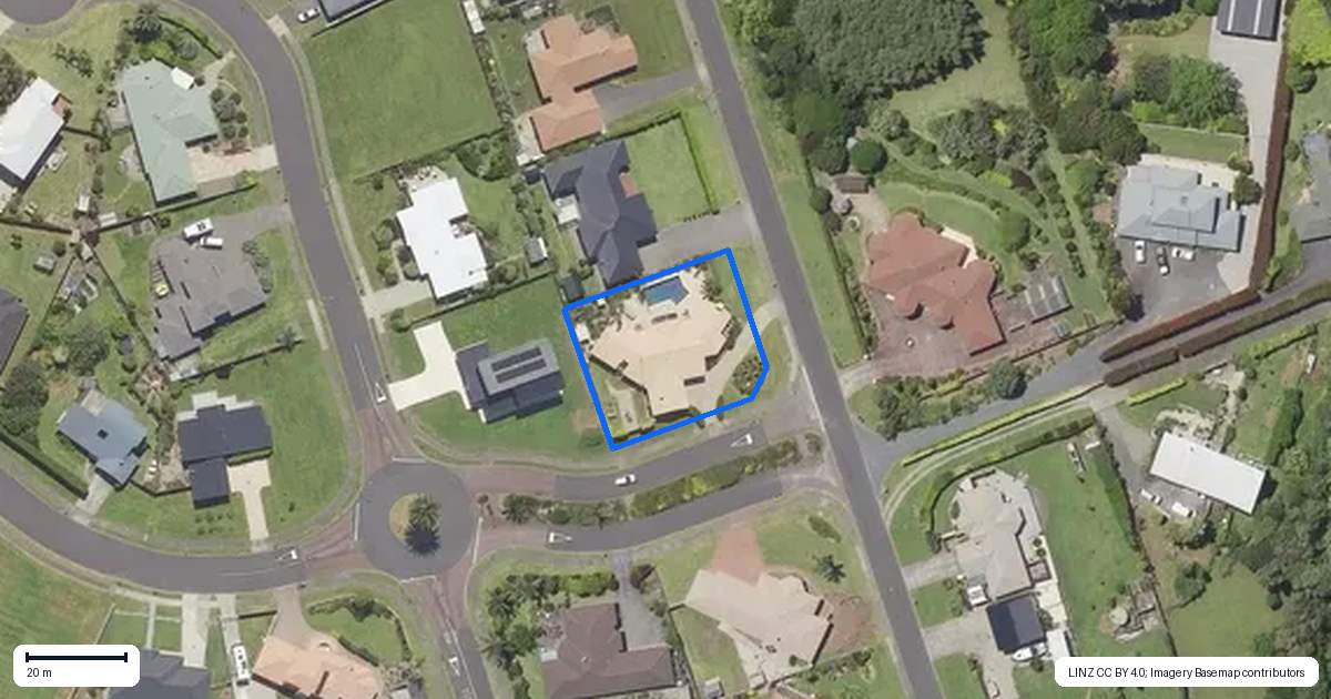 Property context map for 119 Koutunui Road, Athenree, Waihi Beach
