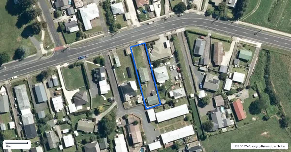Property context map for 690 Park Road, Te Awamutu