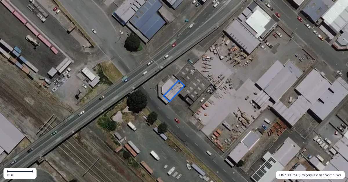 Property context map for 82 High Street, Frankton, Hamilton