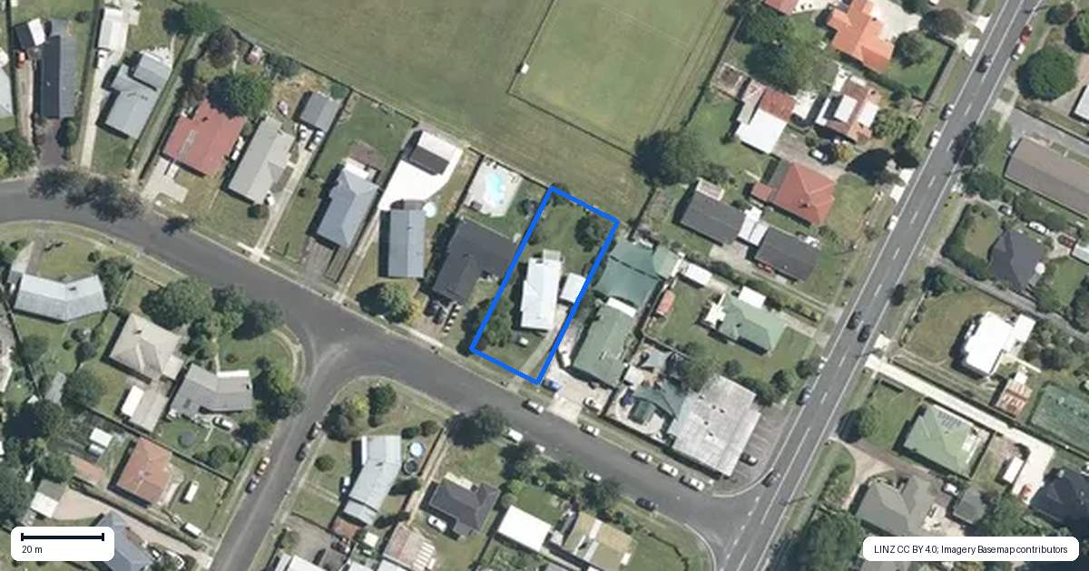 Property context map for 3 Sheffield Street, Matamata