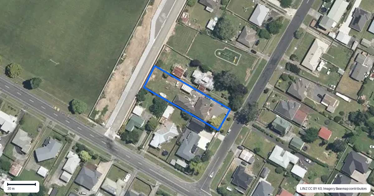 Property context map for 4 Kowhai Street, Matamata