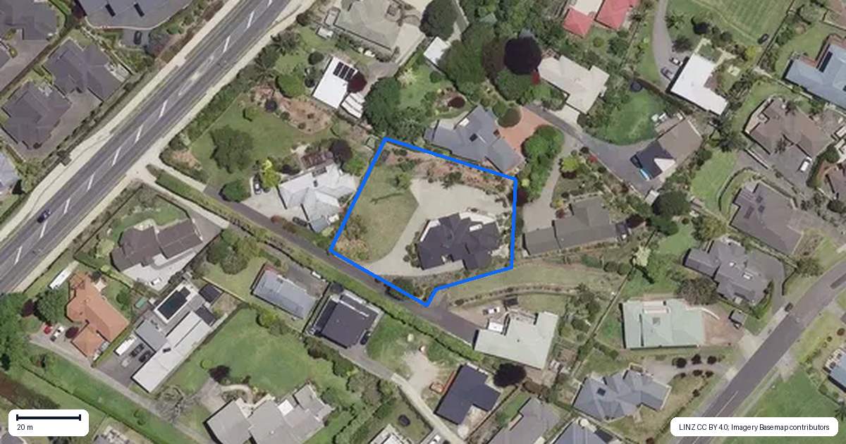 Property context map for 191B Omokoroa Road, Omokoroa