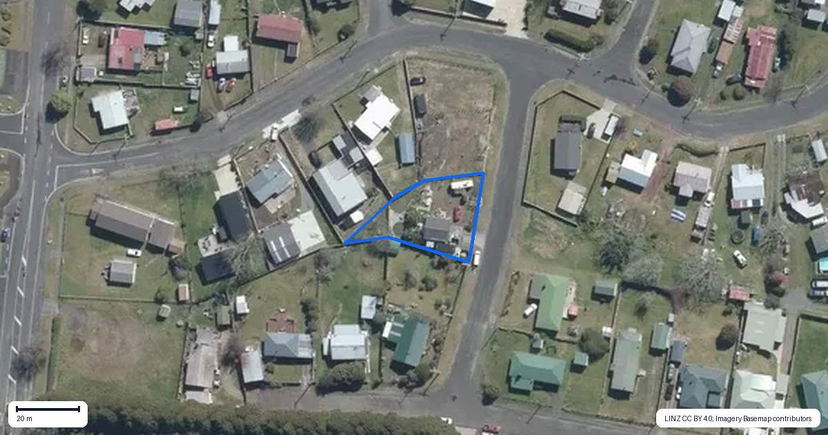 Property context map for 1 Manuka Terrace, Mangakino
