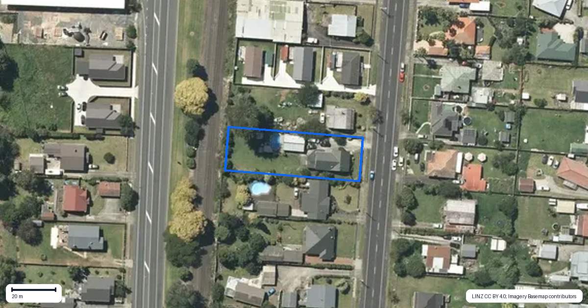 Property context map for 149 Hakanoa Street, Huntly
