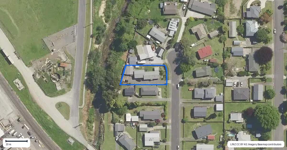 Property context map for 10 Conifer Place, Te Puke