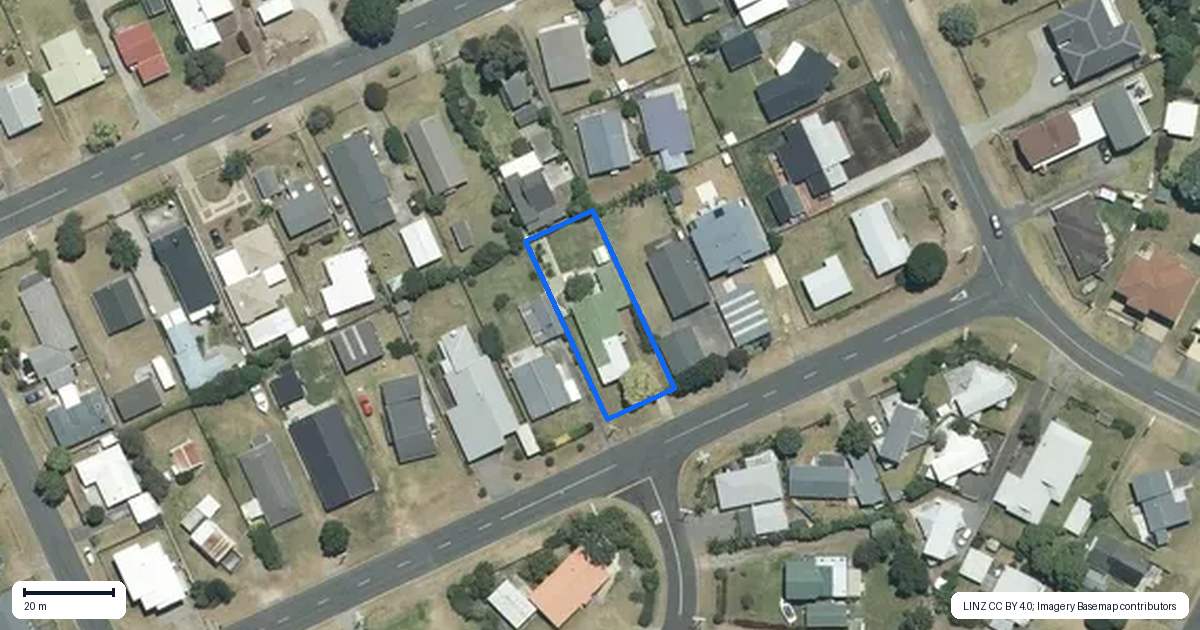 Property context map for 315 Papanui Road, Whangamata