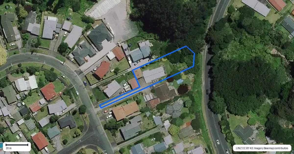 Property context map for 129 Fitzroy Avenue, Fitzroy, Hamilton