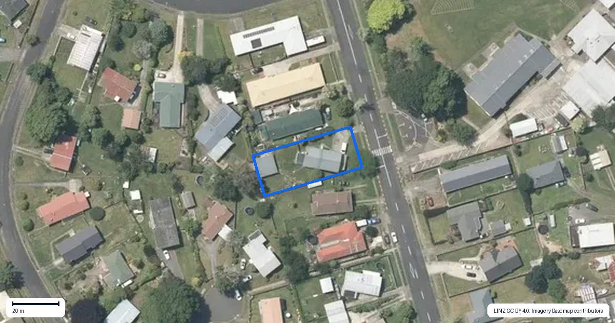 Property context map for 34 Paraonui Road, Tokoroa