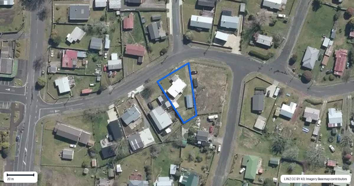 Property context map for 7 Moana Crescent, Mangakino