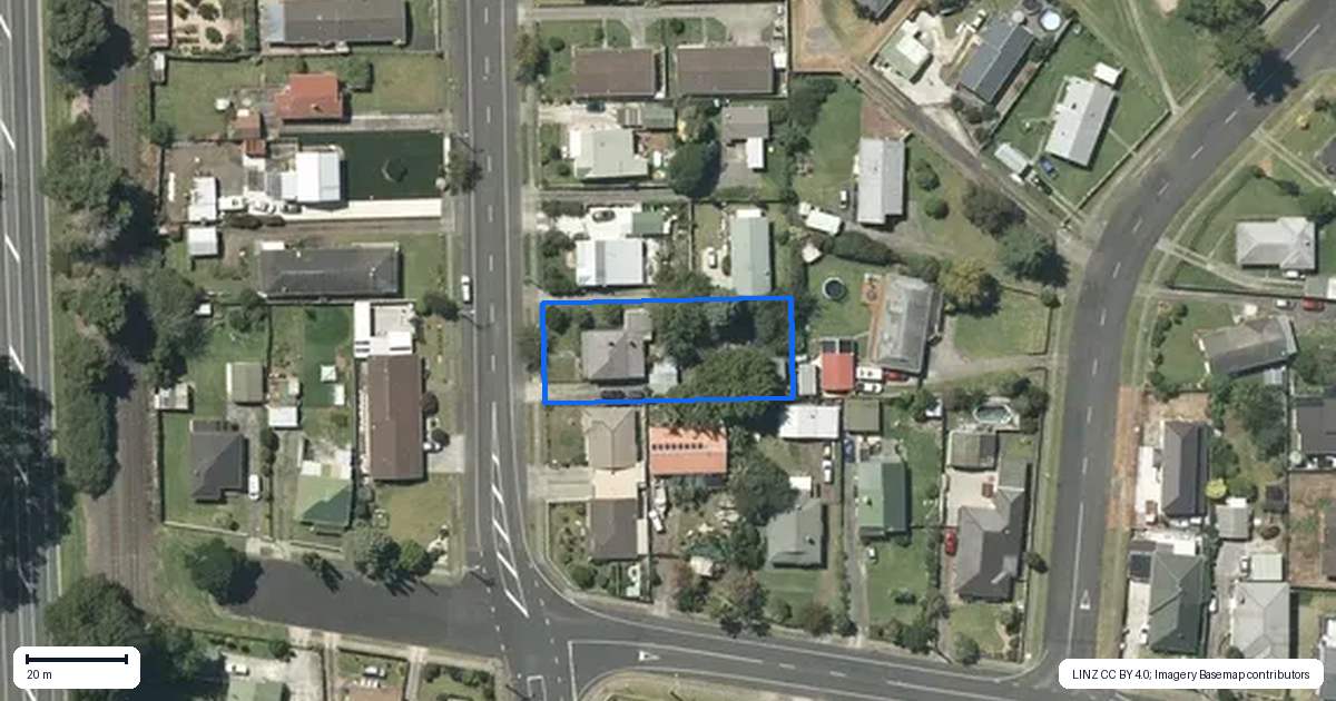 Property context map for 86 Hakanoa Street, Huntly