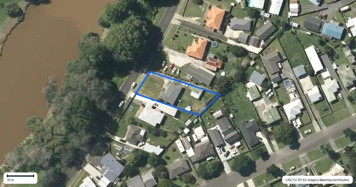 Property context map for 17 Waipa Esplanade, Ngaruawahia