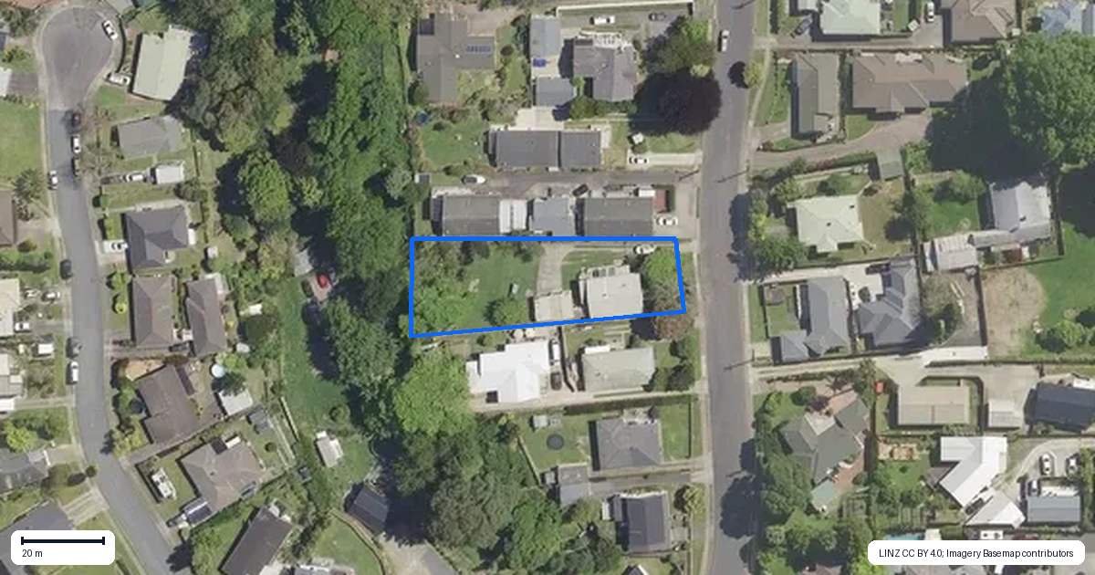 Property context map for 49 Moehau Street, Te Puke