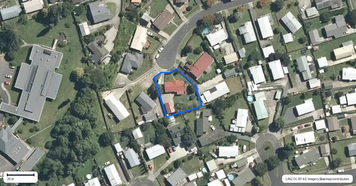 Property context map for 149 Caxton Place, Te Awamutu