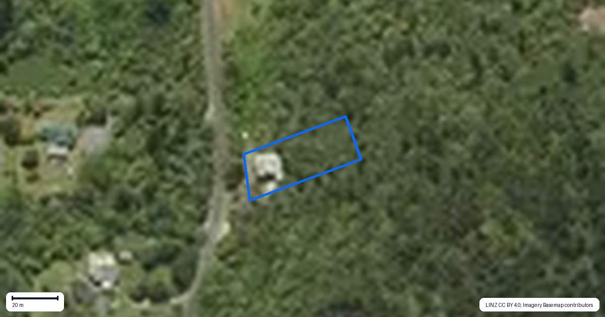 Property context map for 29 Lake Okataina Road, Lake Okataina, Rotorua